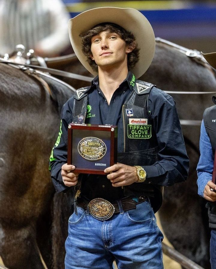 Tristin Parker (T Parker) bull rider competing at a professional rodeo event, 2024 Tristin Parker (T Parker) bull rider competing at a professional rodeo event, 2024